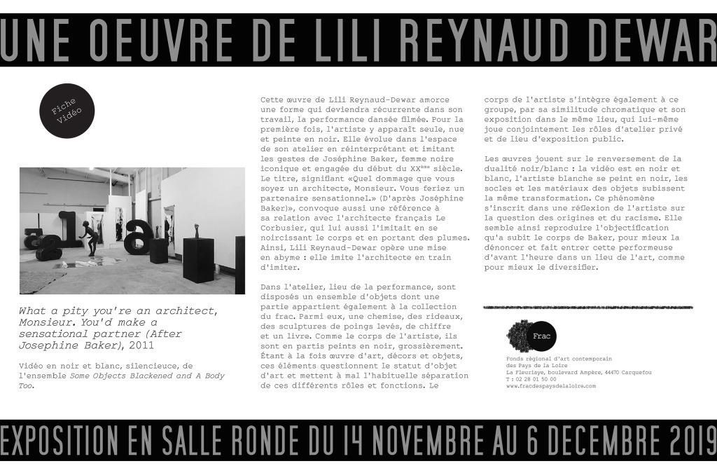 Exposition en salle ronde