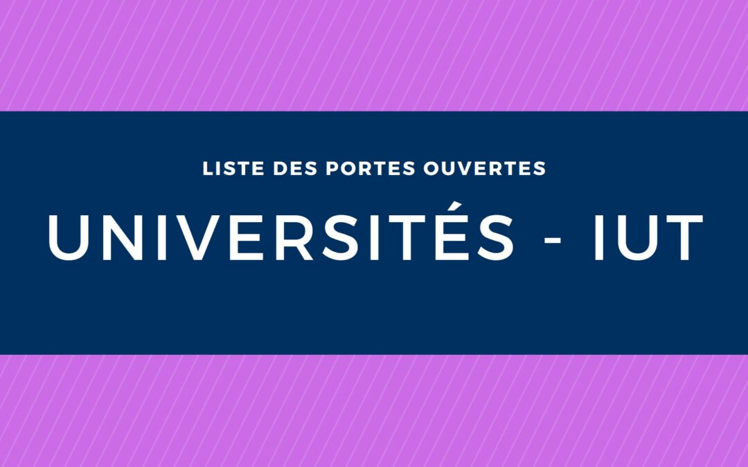 Journées portes ouvertes – Universités – IUT